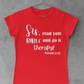 Sis, Go To Therapy Tee - Avoir la foi