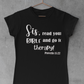 Sis, Go To Therapy Tee - Avoir la foi
